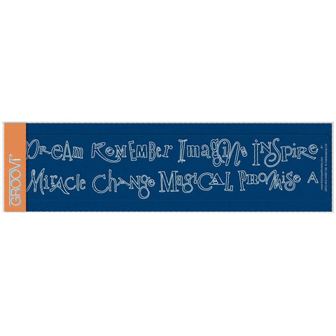 Dream & Miracle Word Chains Groovi Border Plate