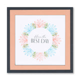 Dotted Blooms & Sentiment Stalks - Set 2 - Just For You A5 Stamp & Mask Set