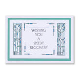 Tall Art Deco Sentiments A5 Stamp Set