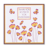 Tall Art Deco Sentiments A5 Stamp Set