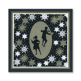 Just Christmas Silhouette Framers A5 Stamp Set