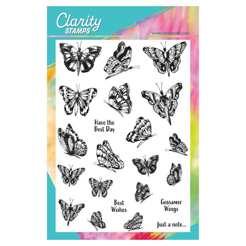 Boho Butterflies A5 Stamp Set
