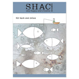 Barbara's SHAC Fish Outline A5 Stamp & Mask Set