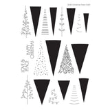 SHAC Christmas Trees A5 Stamp & Mask Set