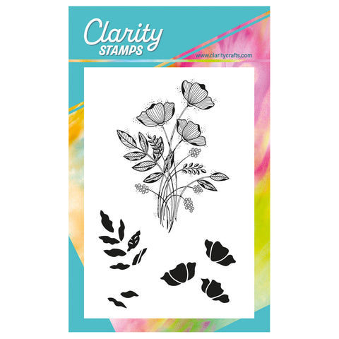 Tina's Floral Spray A6 Stamp Set