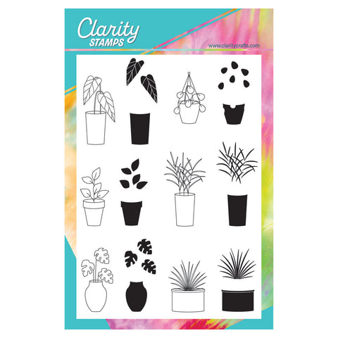 Potted Plants - Set 1 A5 Stamp Set