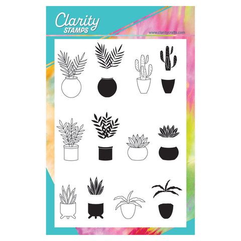 Potted Plants - Set 2 A5 Stamp Set