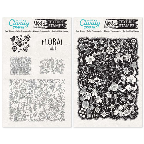 Florals - Wall - Mixed Impressions A5 Stamp Set