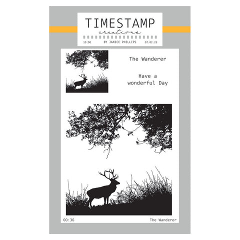 Timestamp Creations by Janice Phillips - The Wanderer A6 Stamp Set