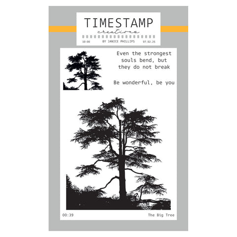 Timestamp Creations by Janice Phillips - The Big Tree A6 Stamp Set
