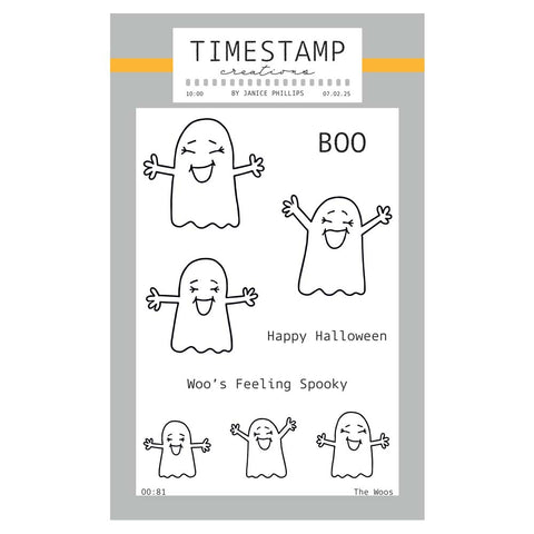 Timestamp Creations by Janice Phillips - The Woos A6 Stamp Set