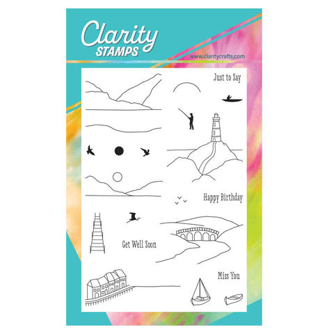 Mini Landscapes - Waterside A6 Stamp Set