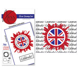 KISS by Clarity - Coronation Celebration A6 Stamp & Postcard Set