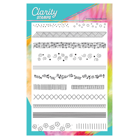 SHAC Borders, Strips & Panels A5 Stamp Set