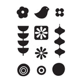 SHAC Retro Shapes A6 Stamp Set