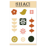 SHAC Retro Shapes A6 Stamp Set