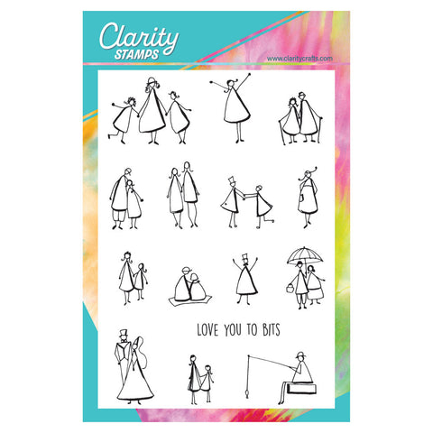 Barbara's Triangle People A5 Stamp Set