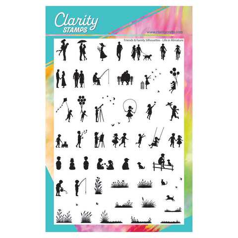 Friends & Family Silhouettes - Life in Miniature A5 Stamp Set