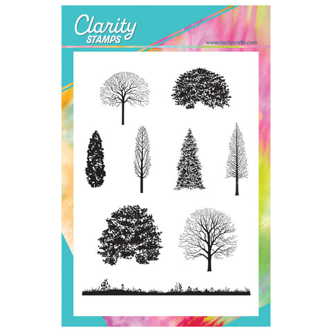 Trees & Their Mantles A5 Stamp Set