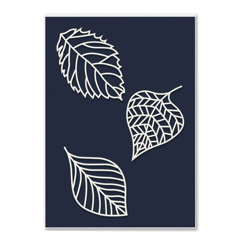 Fossil Leaves Petite Stencil Set