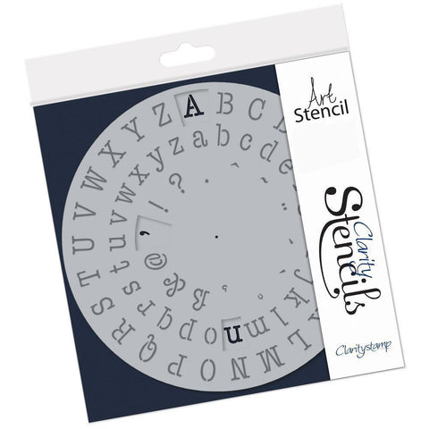 Wheelie International Alphabet 9" x 9" Stencil