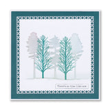 Woodland - Treescape A6 Square Stamp & Mask Set