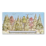 Pine Trees Treescape Overlay Stencil Set A5