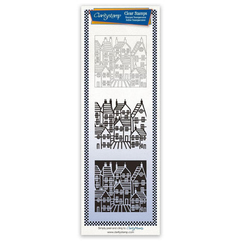 Town - Three Way Overlay A4 Stamp & Mask Set