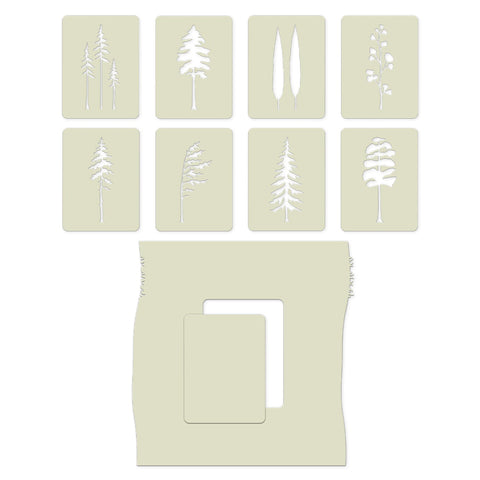 Wee Tree Stencil Collection