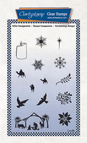 Nativity Miniatures A6 Stamp Set