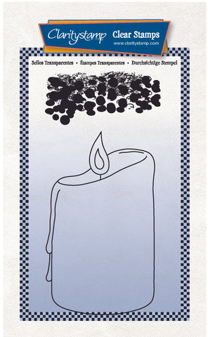 Candle Outline A6 Stamp & Mask Set