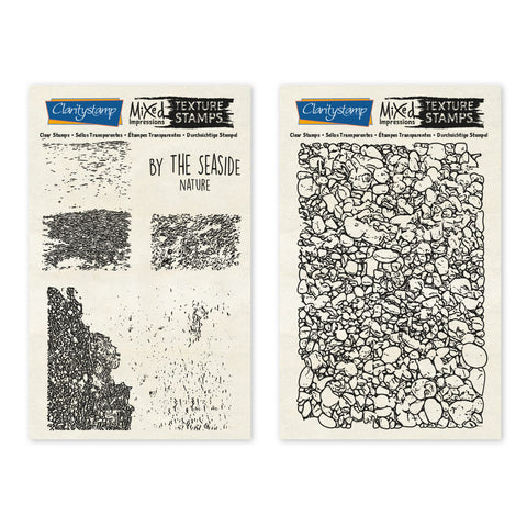 By the Seaside - Nature - Mixed Impressions Unmounted Clear Stamp Set