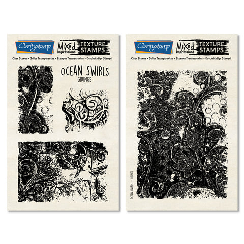 Ocean Swirls - Mixed Impressions Stamp Set