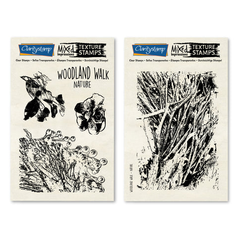 Woodland Walk - Nature - Mixed Impressions A5 Stamp Set