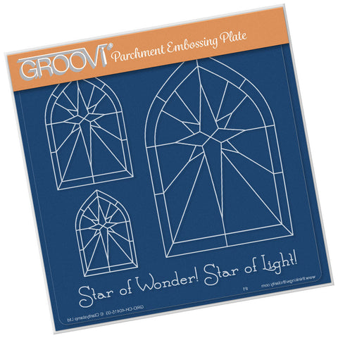 Star Window A5 Square Groovi Plate