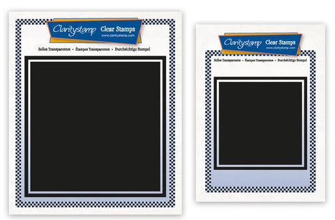 Set of 2 Square Backdrop Stamps
