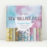 New England Fall - Four Seasons Collection - 8x8 Designer Paper Pad