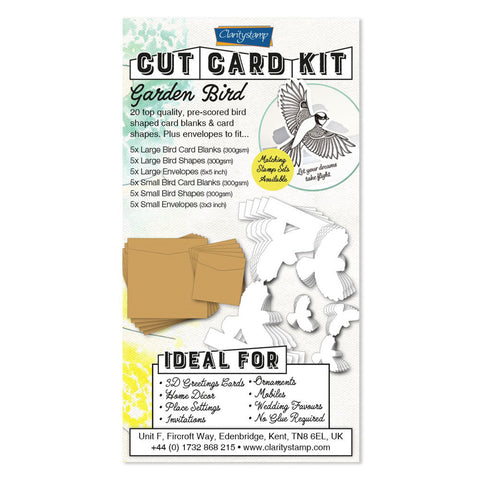 Clarity Cut Card Kit - Garden Bird Set