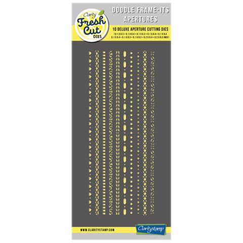Doodle Frame-Its Apertures Die Set
