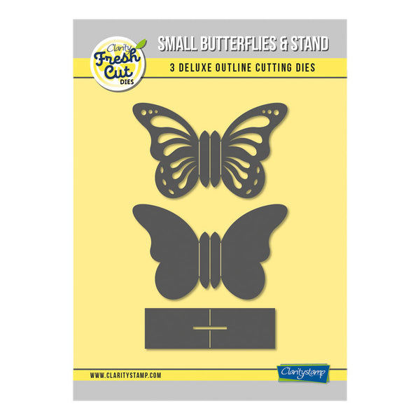 3D Small Butterfly & Stand Die Set – Claritystamp