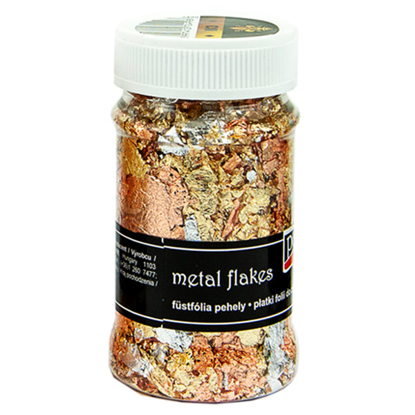 Metal Flakes - Variegated Gold, Silver & Copper (M3) – Claritystamp
