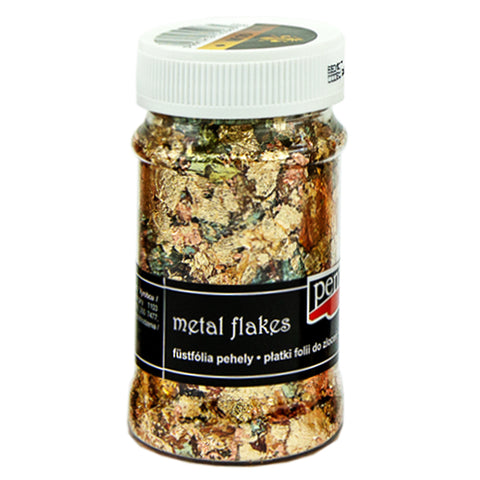 Metal Flakes - Variegated Gold & Copper (M10)