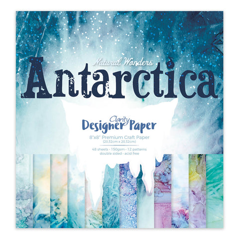 Antarctica Designer Paper Pack 8" x 8"