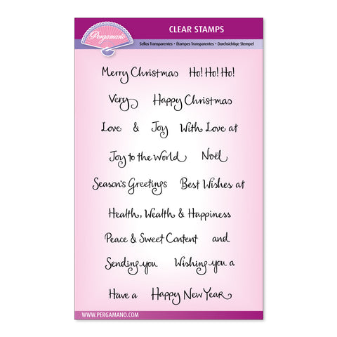Barbara's Christmas Sentiments Stamp Set