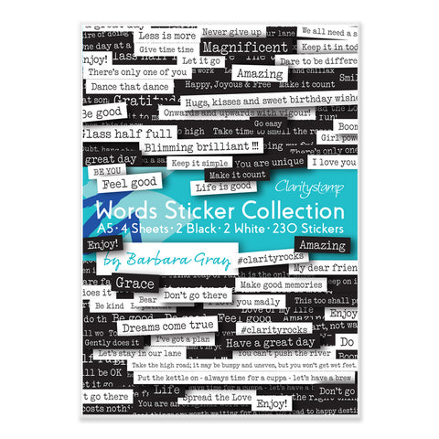 Barbara's Words Sticker Collection