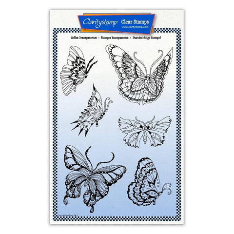 Cherry's Butterflies & Moths Unmounted Stamp & Masks - Set 2