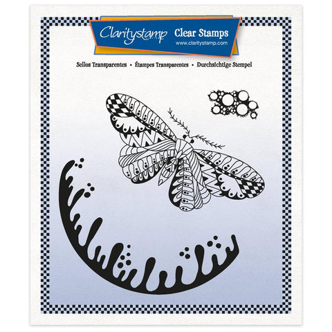 Cherry Green's Funky Butterfly Stamp & Mask Set