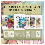 Eileen's Clarity Stencil Art - Printed Postcard Quotes & Stencil Collection