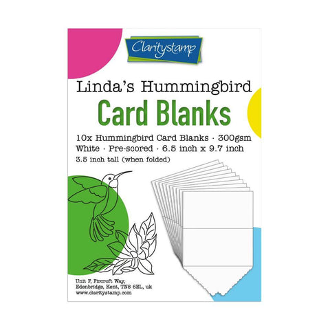 Linda's Hummingbird Card Blanks Pack of 10