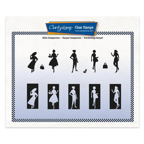 Catwalk Rectangle Clarity A5 Fashion Stamp Set